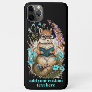 Case-Mate iPhone Case Chipmunk Lire Livre Fleur sauvage Cottagecore Pers