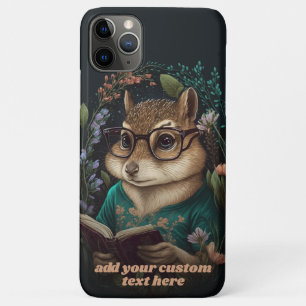 Case-Mate iPhone Case Chipmunk Lire Livre Fleur sauvage Cottagecore Pers