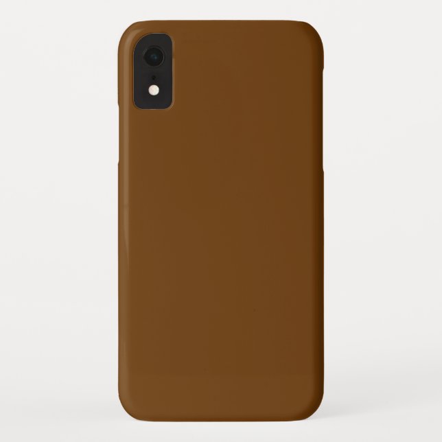 Coques Case-Mate iPhone Chocolat Brown couleur Arrière - plan Vous Pouvez  (Dos)