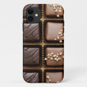 Coque iPhone 11 Chocolat de luxe fait main dans une boîte