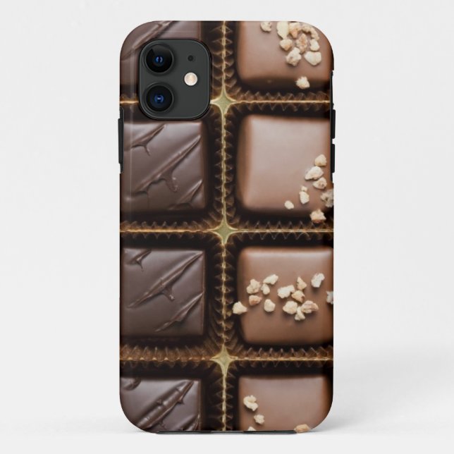 Coques Case-Mate iPhone Chocolat de luxe fait main dans une boîte (Dos)