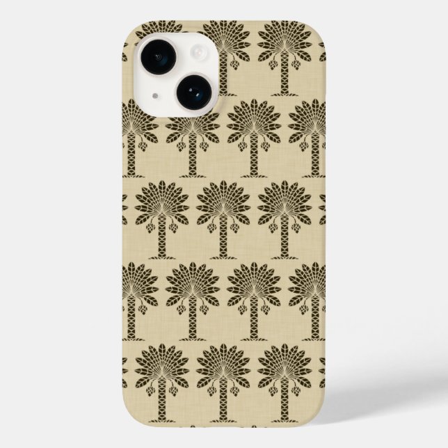 Coques Case-Mate iPhone Chocolat épice Moods Palm (Verso)