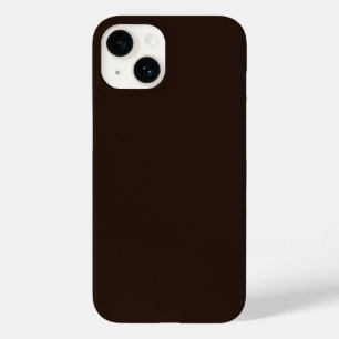 Coque Case-Mate iPhone Chocolat foncé, Brown solide, Brown foncé