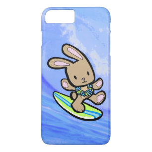 Coque Case-Mate iPhone Chocolat Hawaiian Surfing Bunny