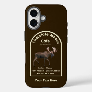 Coque Pour iPhone 16 Chocolat Moose Café