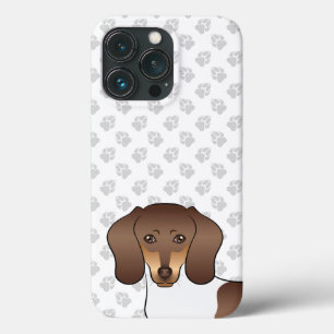 Case-Mate iPhone Case Chocolat & Tan Pied Poil Court Dachshund & Pattes