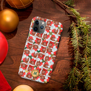 Case-Mate iPhone Case Chocolat Vert Or Dachshund Chien Mignon Noël