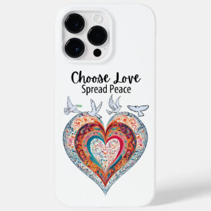 Coque Case-Mate iPhone Choisir l'amour répandre la paix