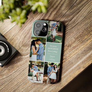 Coque Case-Mate iPhone Choisir le bonheur au quotidien Collage photo pers