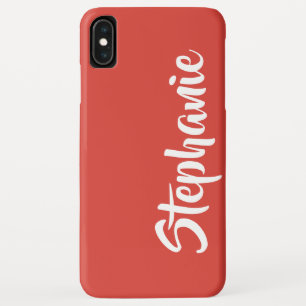 Case-Mate iPhone Case Choisissez le nom Jumbo minimaliste en gras couleu