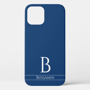 Case-Mate iPhone Case Choisissez votre propre couleur - Monogramme minim