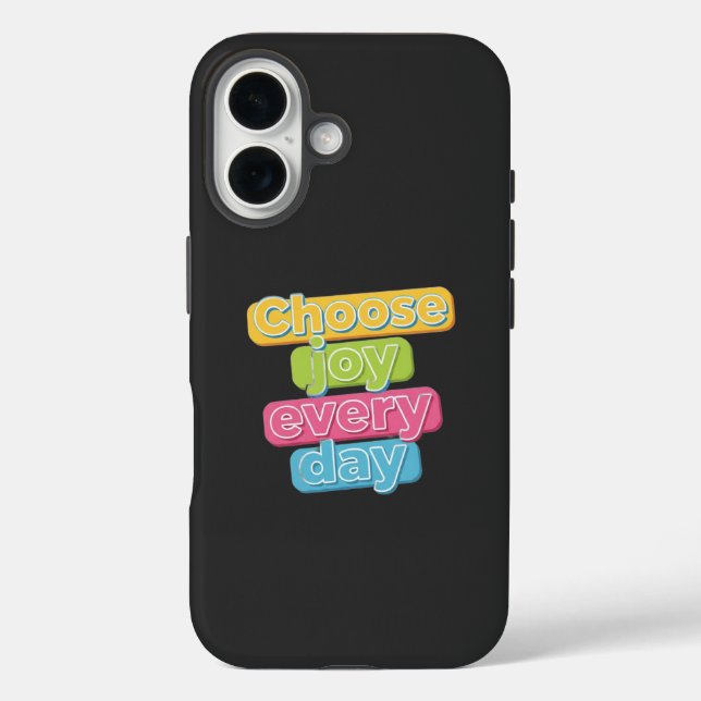Coques Case-Mate iPhone Choose Joy Everyday ! (Verso)