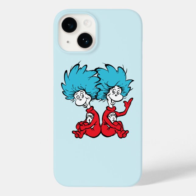 Coques Case-Mate iPhone Chose Un et Chose Deux du Chat au Chapeau (Verso)