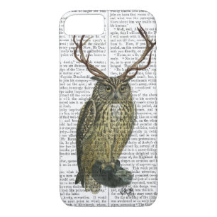 Coque Case-Mate iPhone Chouette avec Antlers plain 2