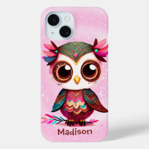Coque Case-Mate iPhone Chouette cartonnée mignonne