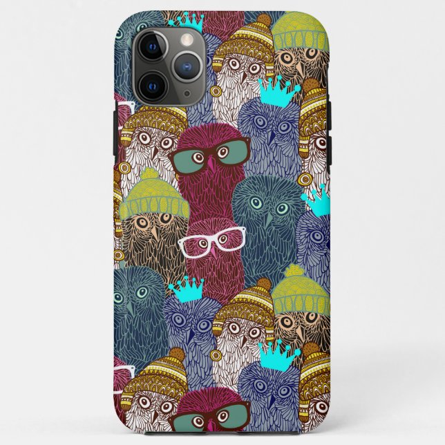 Coques Case-Mate iPhone Chouette dans la couronne (Dos)