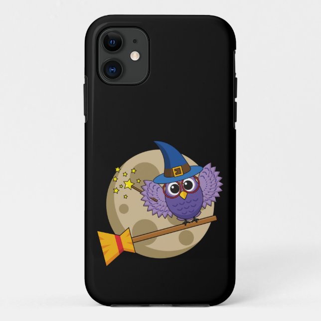 Coques Case-Mate iPhone Chouette de l'Assistant de dessin animé volant sur (Dos)