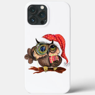 Case-Mate iPhone Case Chouette de Noël avec cadeau