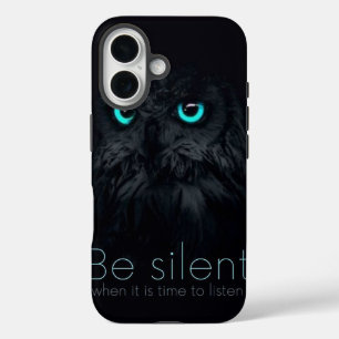 Coque Pour iPhone 16 Chouette de nuit design pour iPhone 16 couverture