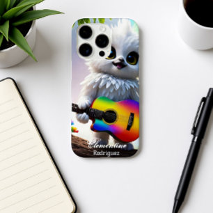 Coque iPhone 16 Pro Chouette des neiges Fuzzy Friends Melody