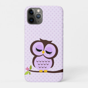 Case-Mate iPhone Case Chouette mauve