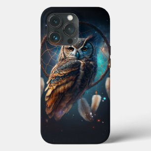 Case-Mate iPhone Case Chouette mystique de l'espace avec art de capteur