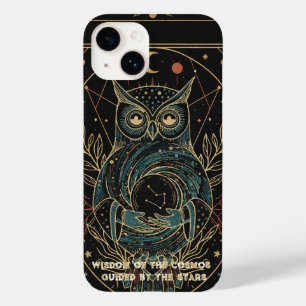 Coque Case-Mate iPhone Chouette Oracle Cosmique • Céleste Mystique