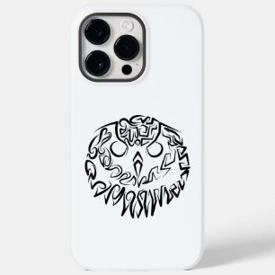 Coque Case-Mate iPhone Chouette tribale noire et blanche