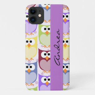 Etui iPhone Case-Mate Chouettes mignonnes, Chouette Motif, Chouettes col