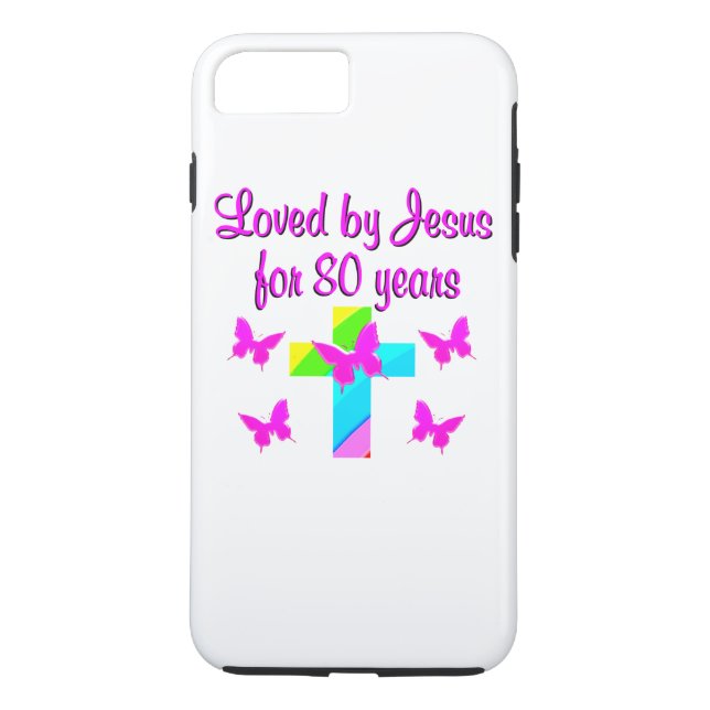 COQUES Case-Mate iPhone CHRÉTIEN 80E ANNIVERSAIRE CROSS DESIGN (Dos)