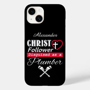 Coque Case-Mate iPhone Christ Follower déguisé en chrétien plombier