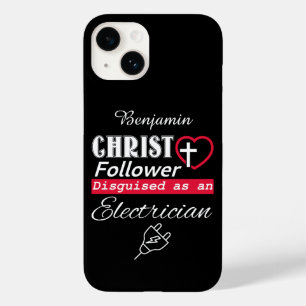 Coque Case-Mate iPhone Christ Follower déguisé en électricien chrétien