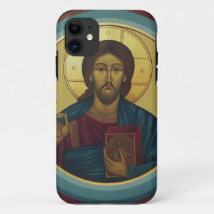 Case-Mate iPhone Case Christ Pantocrator byzantin Mosaïque Art Rond