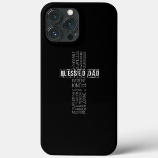 Case-Mate iPhone Case Christian Blessed Papa Fête des pères croisée