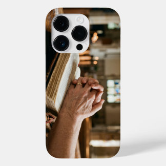 Coque Case-Mate iPhone Christian Praying Hands on Bible iPhone Case
