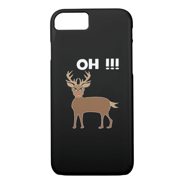 Coques Case-Mate iPhone Christmas Deer Season Cute Festive Retro Style  (Dos)
