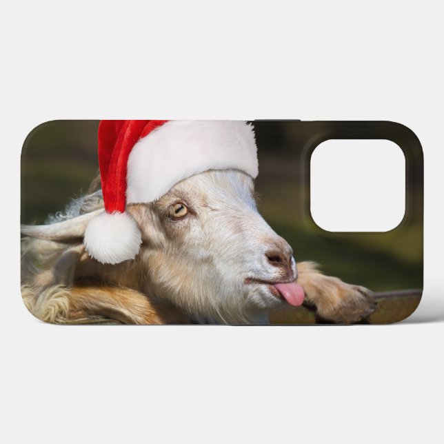 Coques Case-Mate iPhone Christmas Goat (Verso (horizontal))