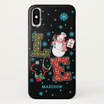 Case-Mate iPhone Case Christmas Love Nurse Cute Médicale Snowman Nom<br><div class="desc">Ce design moderne comprend le texte "Amour" dans la typographie moderne amusante accentué avec une infirmière de snowman,  stéthoscope,  flocons de neige,  saint et sucres de canne. Personnalisé avec votre nom en éditant le texte dans la zone de texte fournie #infirmière #nurselife #médecin #santé #noël #iphone #iphonecases #coques #electronics</div>