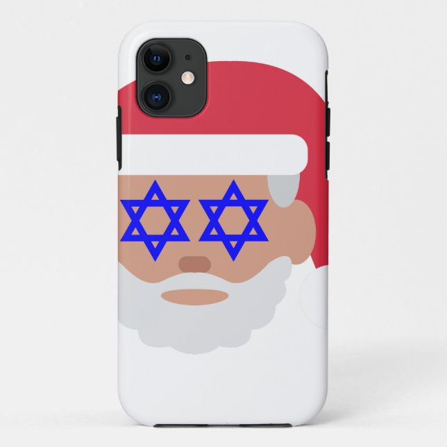 Coques Case-Mate iPhone christmukah santa claus emoji (Dos)