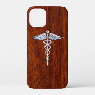 Case-Mate iPhone Case Chrome Comme Caduceus Symbole Médicale Décor en ac