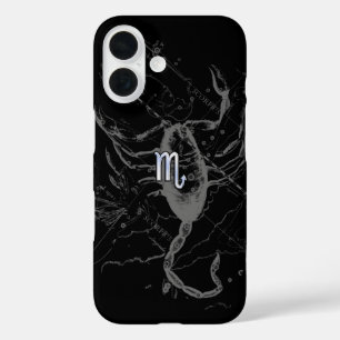 Coques iPhone 16 Chrome comme Scorpio Zodiac Symbole sur Hevelius