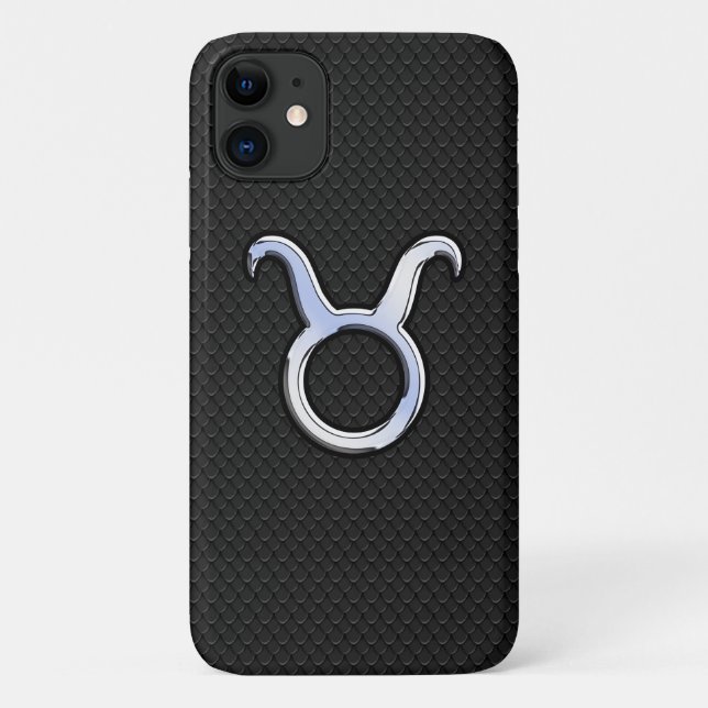 Coques Case-Mate iPhone Chrome Comme Taurus Zodiac Connexion sur la peau d (Dos)