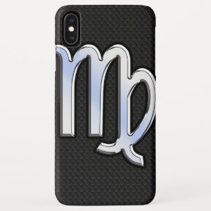 Coque Case-Mate iPhone Chrome Comme Virgo Zodiac Connexion peau de serpen