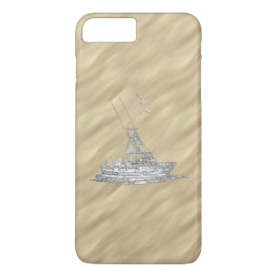 Coque iPhone 7 Plus Chrome Deep Sea Fishing Bateau Sandy Beach Imprime