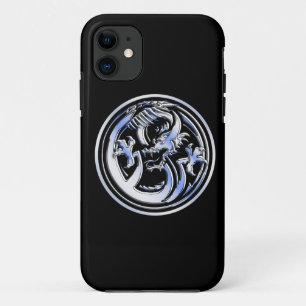 Case-Mate iPhone Case Chrome Dragon Crest sur l'impression noir
