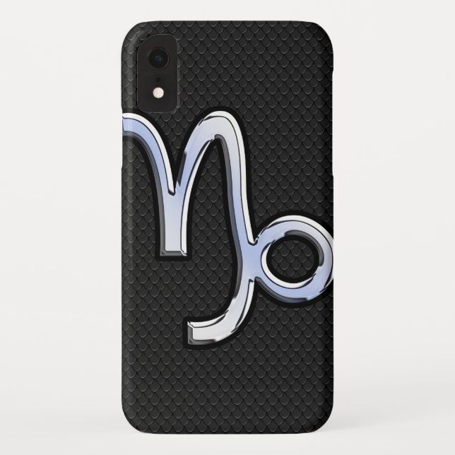 Coques Case-Mate iPhone Chrome moderne comme Capricorne Se connecter style (Dos)