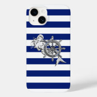 Chrome Sirène Imprimer sur les rayures de marine