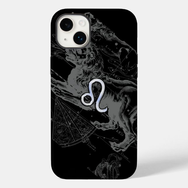 Coques Case-Mate iPhone Chrome Style Leo Zodiac Connexion Hevelius (Verso)