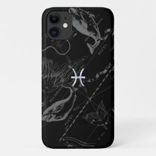 Coque iPhone 11 Chrome Style Pisces Zodiac Connexion Hevelius