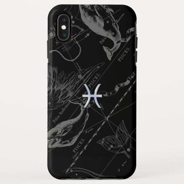 Coques Case-Mate iPhone Chrome Style Pisces Zodiac Connexion Hevelius (Dos)